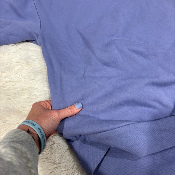 Fabletics Eco Go-To Pocket Hoodie in Bellflower Purple Woman’s Size Small - Picture 13 of 15